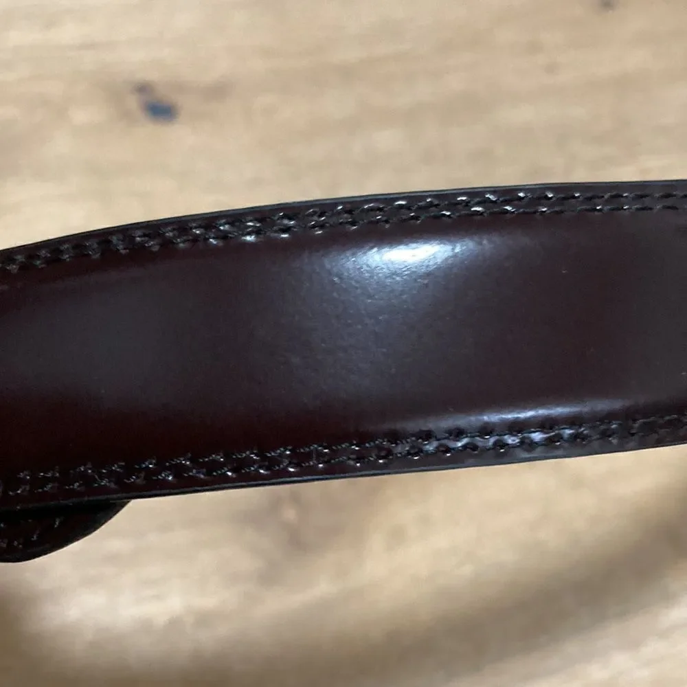 NWT Mens Warehouse brown leather belt-36